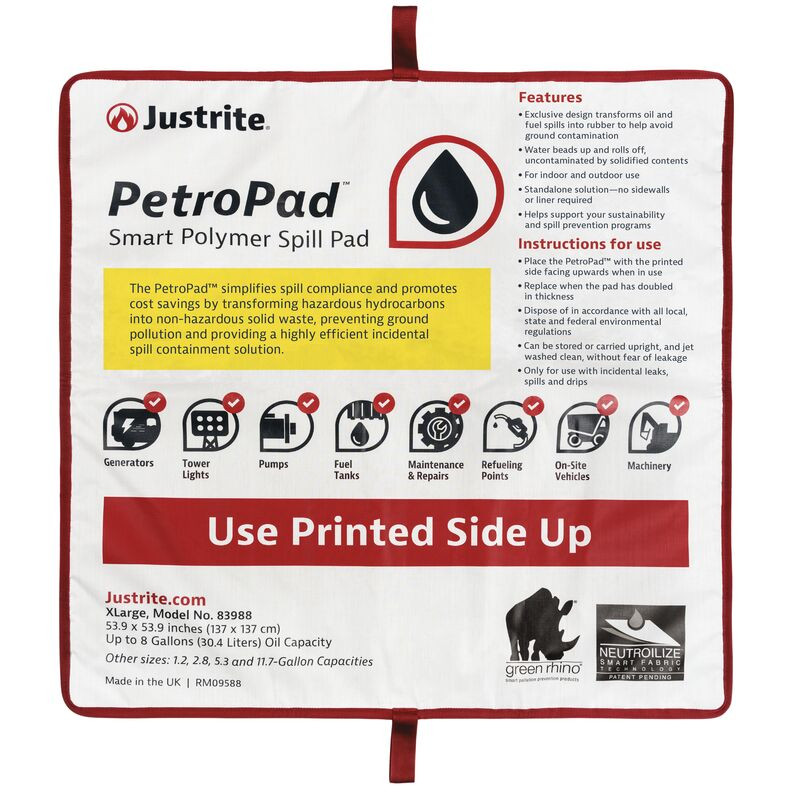 Absorbent Pads PetroPad™ with Smart Polymers, X-Large – 83988