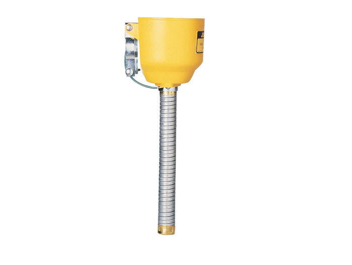 Bolt-On Poly Funnel with Galvanized Steel Hose for Type I Safety Cans Only - 11089