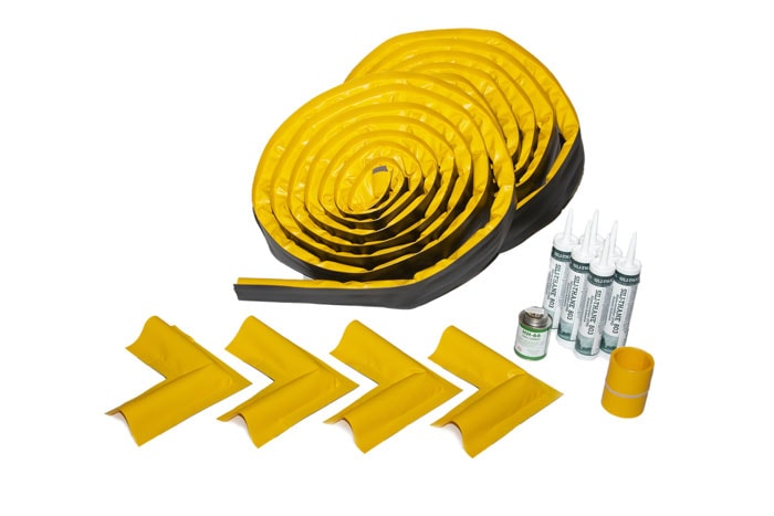 Make-A-Berm, Custom Spill Containment Kit, 2 inch High x 50 Feet Long - 28465