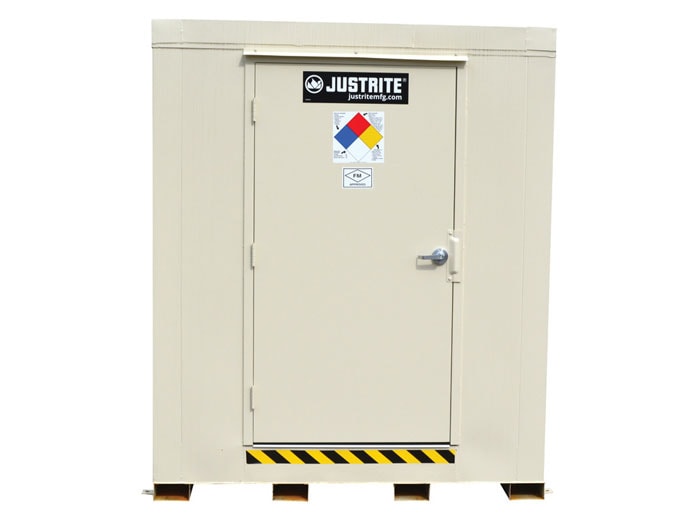 16-Drum, Explosion Relief Panels, 4-Hour Fire-Rated Outdoor Safety Locker - 913161