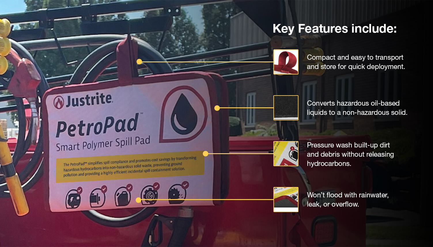 Justrite_Mega-Site-PetroPad-Key-Features